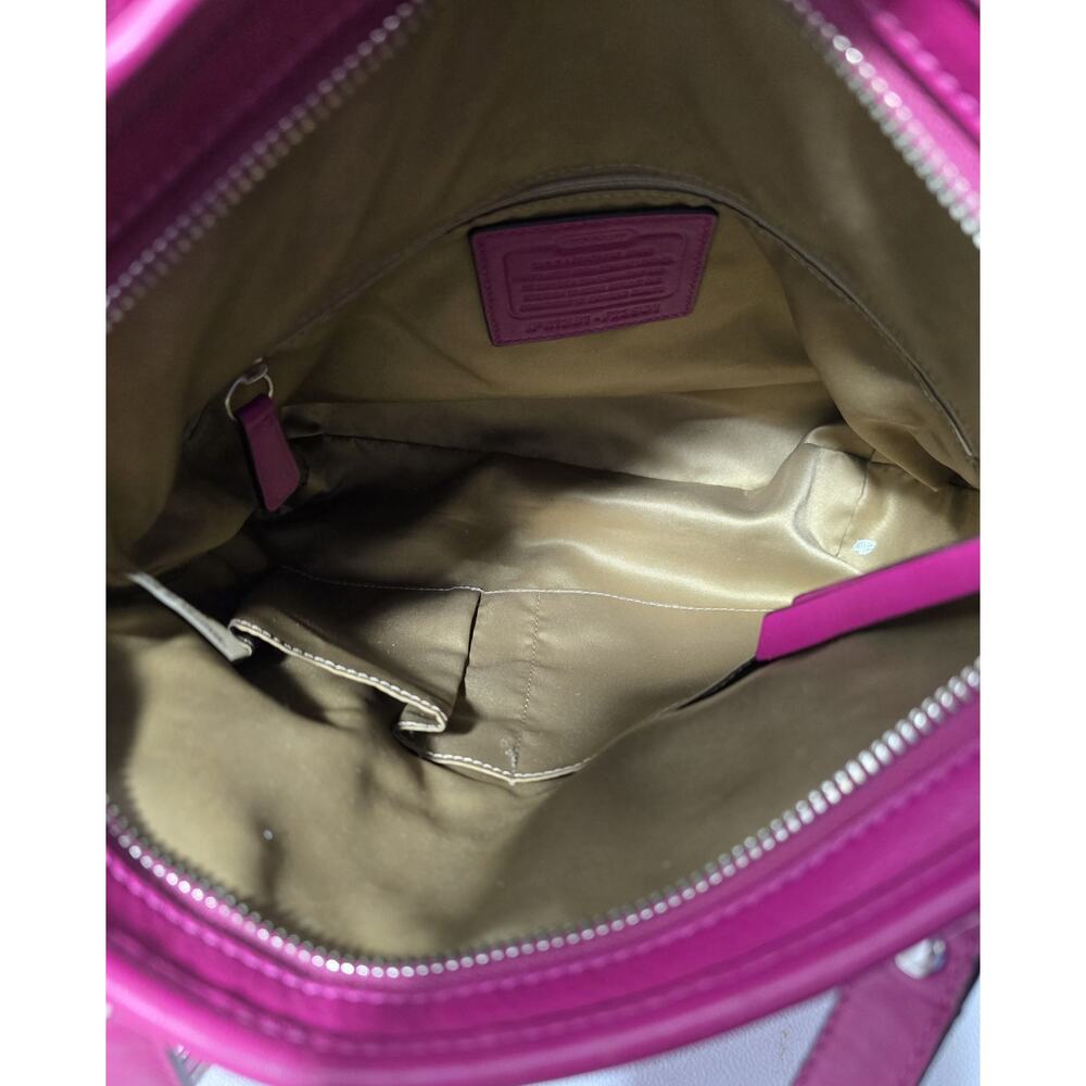 COACH Daisy Mia, Magenta Shoulder/Crossbody Bag w/Strap Genuine leather - F23901 - Picture 11 of 14